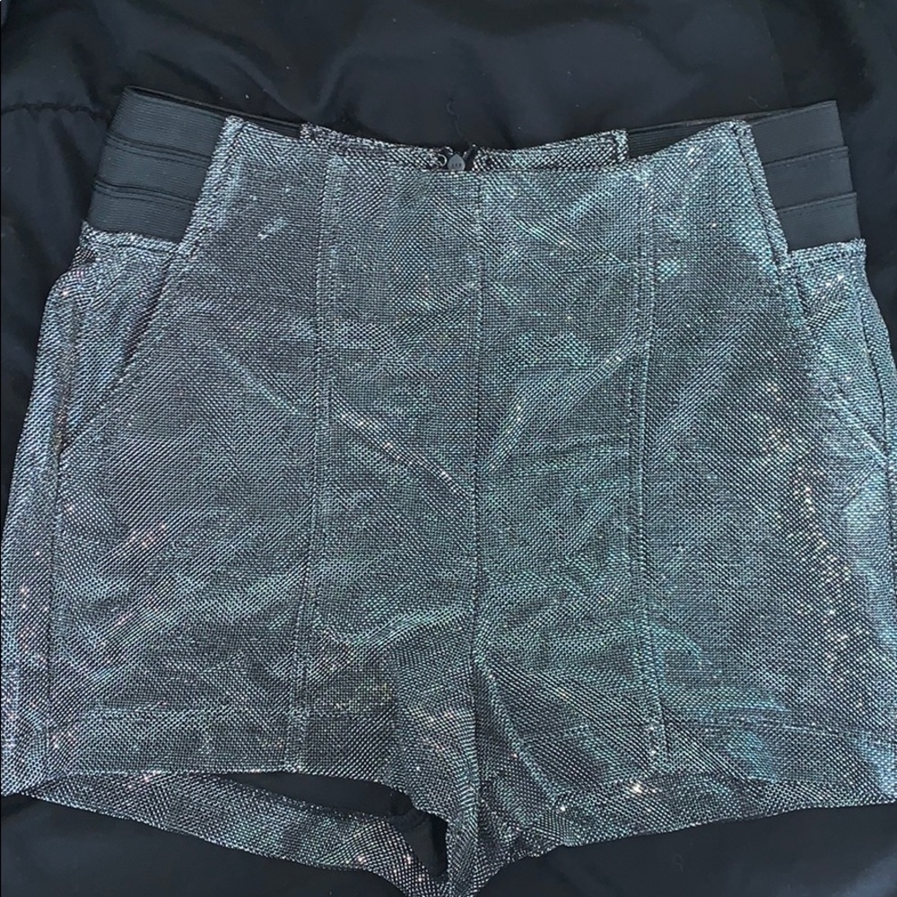high waisted disco shorts